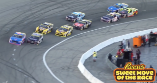 Reese’s Sweet Move of the Race: Trevor Huddleston’s race-winning pass at Kern